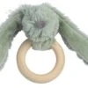 Happy Horse Grünes Kaninchen Richie Beißring Aus Holz - 12 Cm